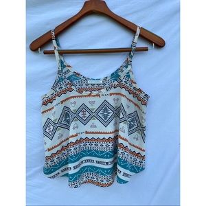 Pattern tank top
